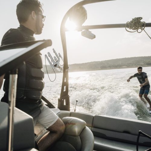 Experience the Thrill of Surfing Behind a Boat!